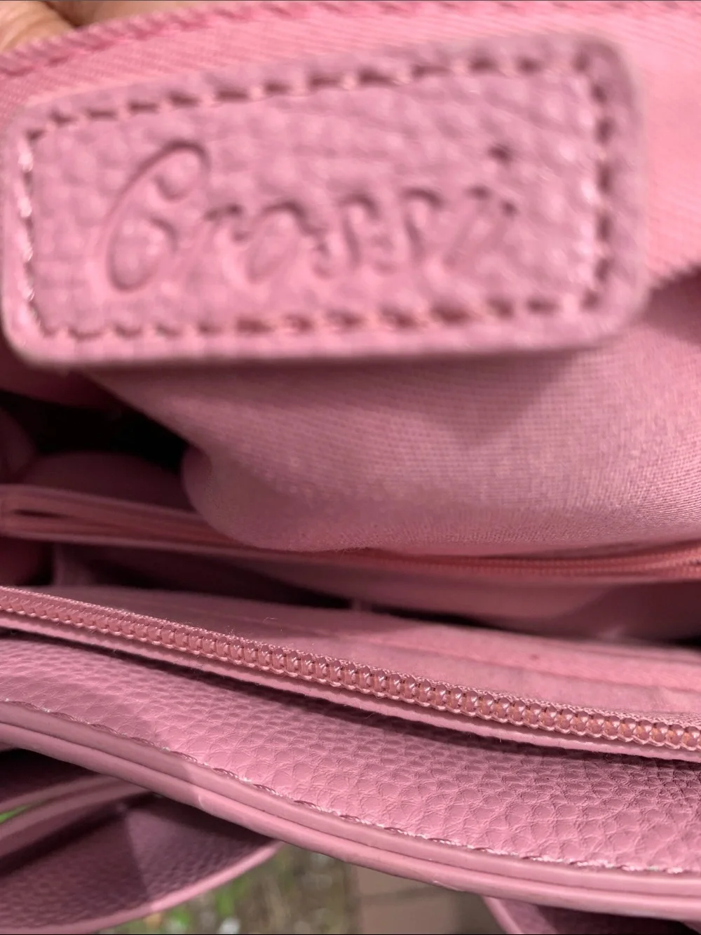 Women's Pink Bow-Accent Top-Handle Satchel